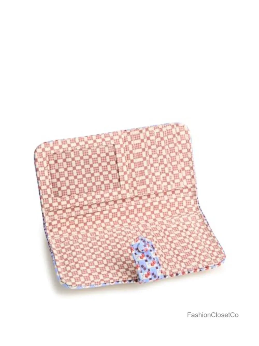 Premium Cotton Tab Wallet with 15 Card Slots and Zip Pocket